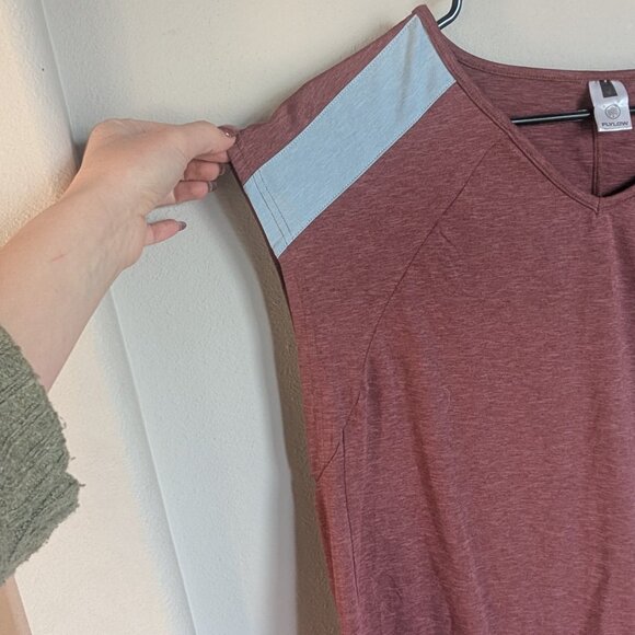 FlyLow Stevie Short Sleeve Shirt Women's Size Large Cosmos/Mist - Picture 8 of 10